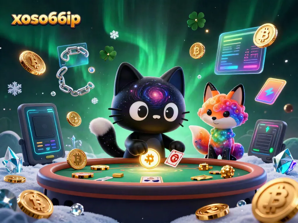 Experience the thrill of gaming at xoso66ip, featuring a cosmic casino scene with dynamic characters and vibrant graphics.