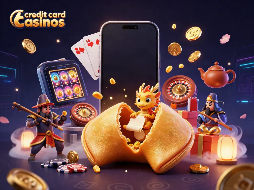 Experience the excitement of credit card casinos with vibrant characters and dynamic gaming elements.